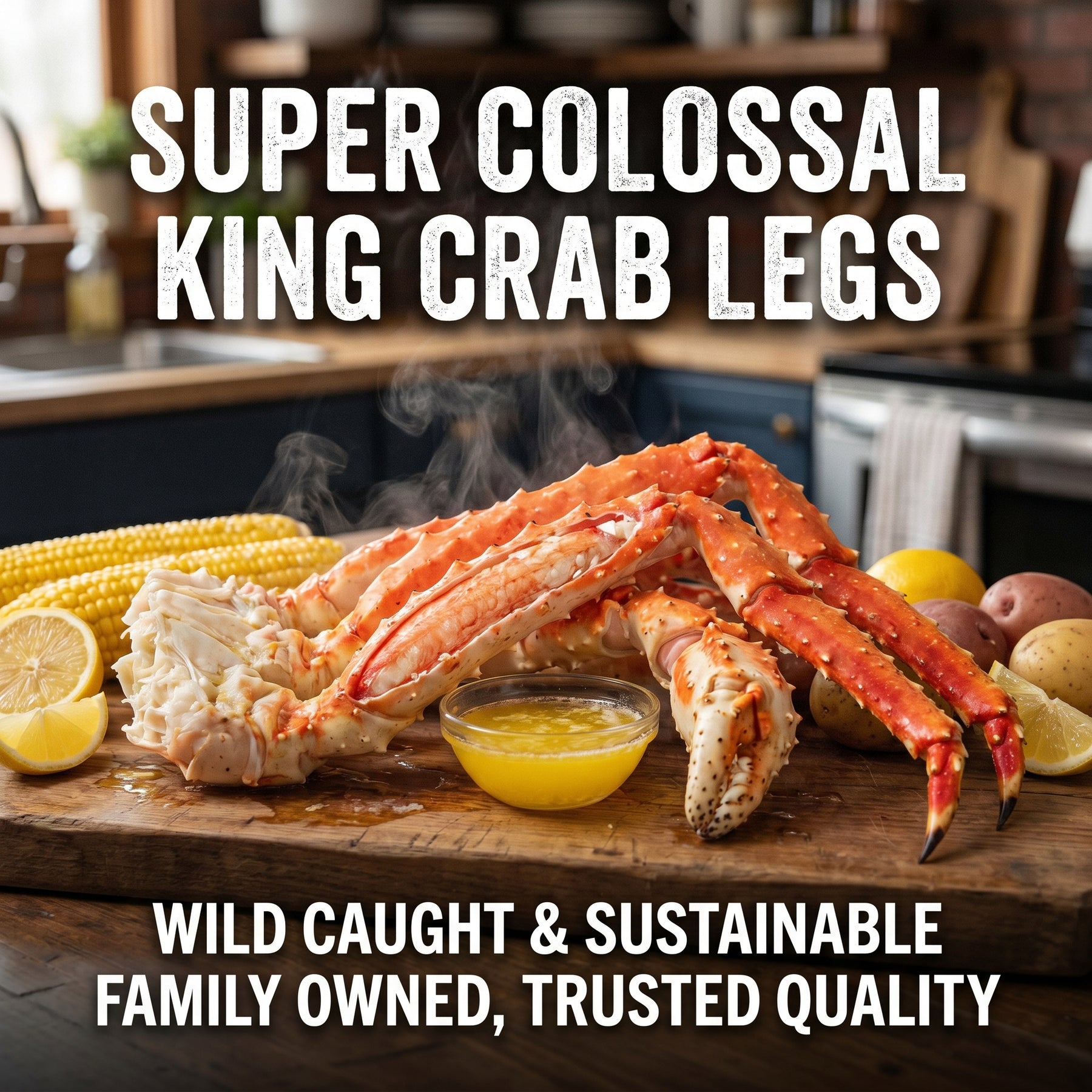 Pure Deep-Sea Excellence: Wild-Caught Red King Crab
